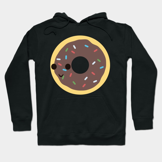 Chocolate Sprinkle Donut Hoodie by Hedgie Designs